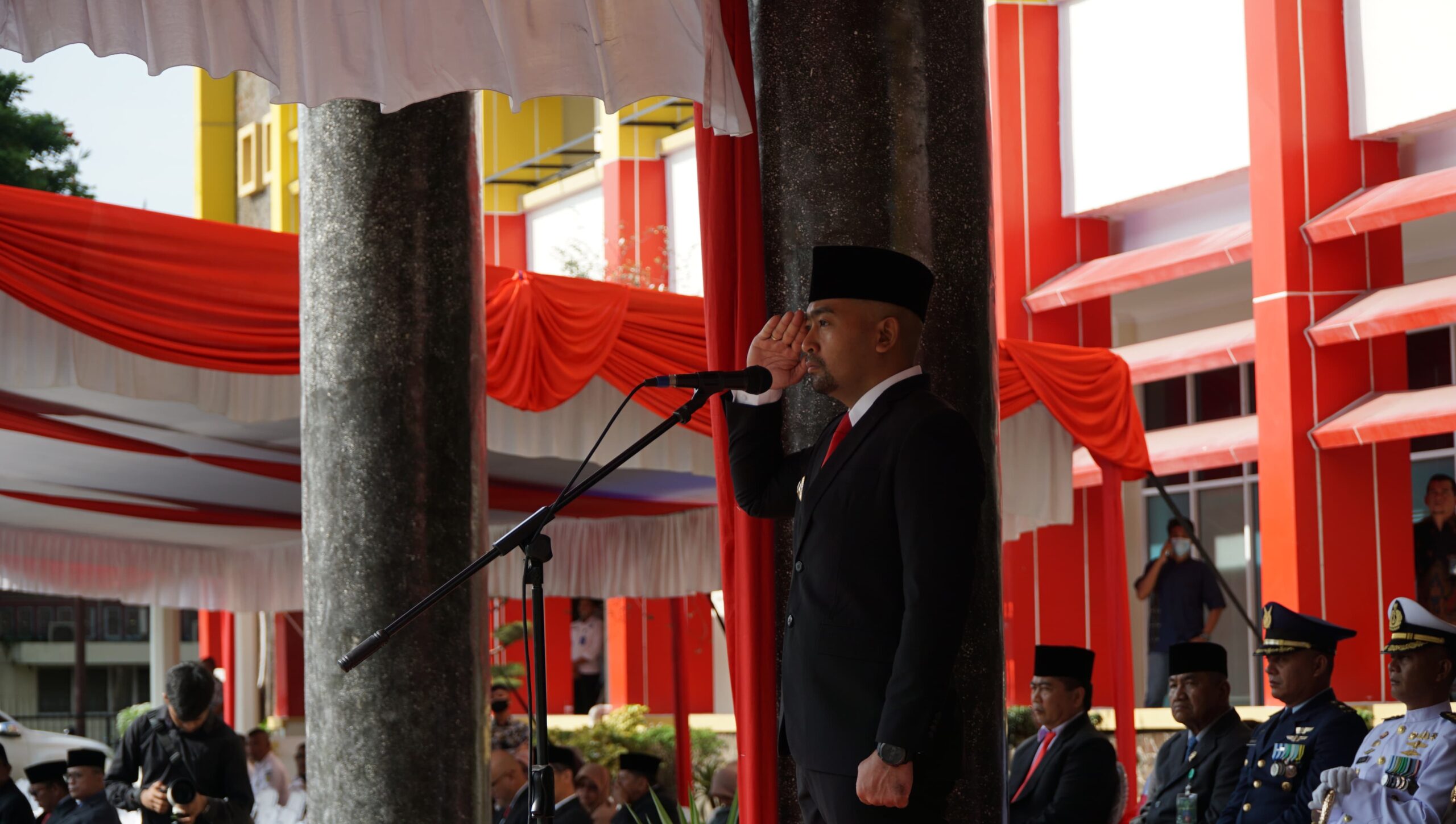 Audy Joinaldy Pimpin Upacara Hari Pahlawan ke-78 tingkat Provinsi Sumbar