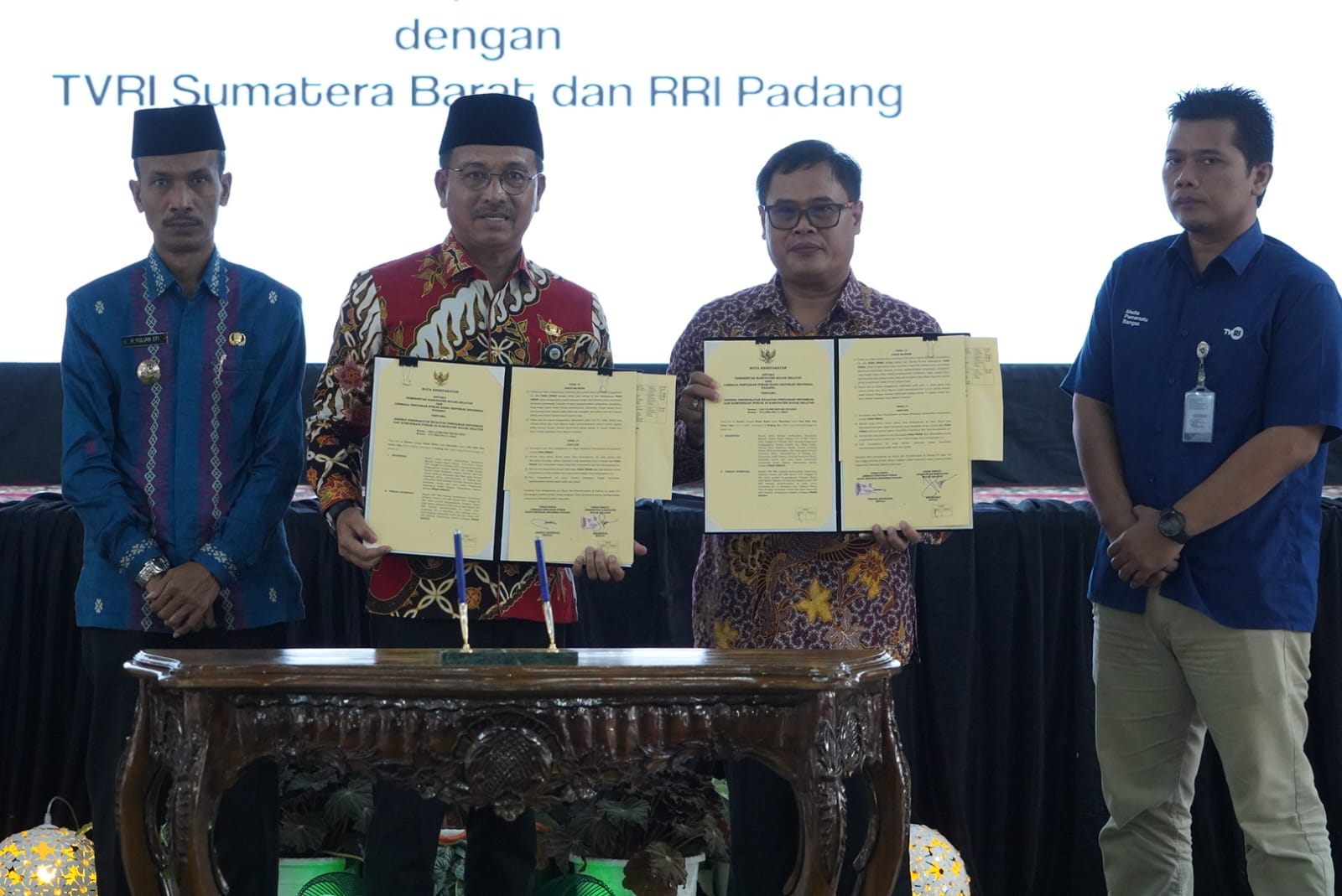 Pemkab Solok Selatan Gaet TVRI dan RRI Perluas Penyebaran Informasi