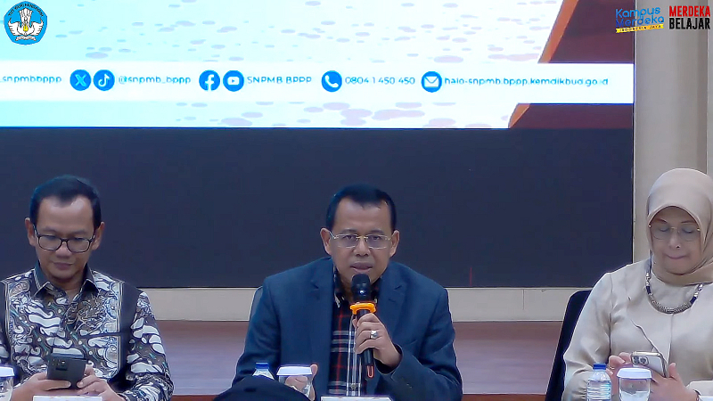 Ketua Umum Tim Penanggung Jawab SNPMB Prof. Ganefri, Ph.D Sampaikan Skema Penerimaan Mahasiswa Baru