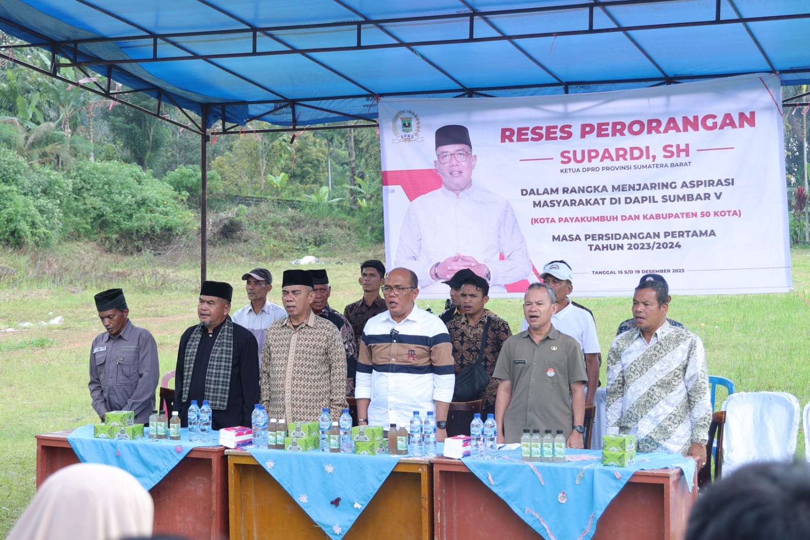 Masyarakat Nagari Labuah Gunuang Adukan Saluran Irigasi Rusak Kepada Ketua DPRD Sumbar Supardi