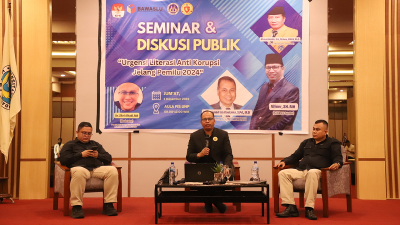 Pemilihan Umum 2024, Universitas Negeri padang Ingatkan Soal Korupsi Informasi