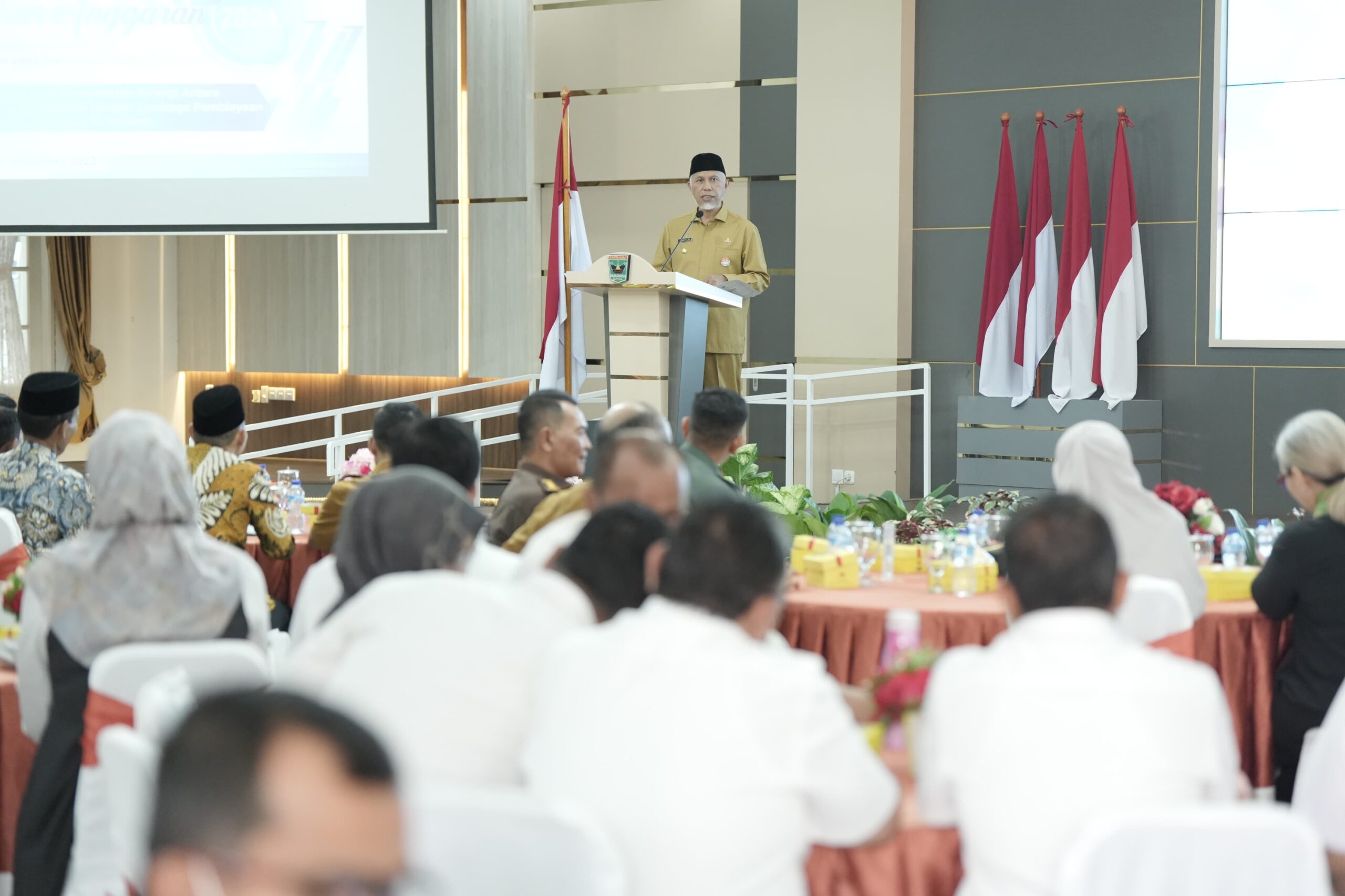 Serahkan DIPA dan TKD 2024, Gubernur Mahyeldi Ansharullah Tegaskan Pemanfaatan APBN untuk Kepentingan Masyarakat
