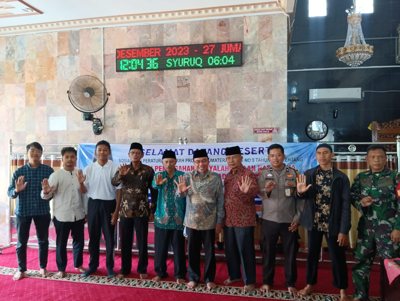 Sosialisasi Peraturan Daerah Nomor 9 Tahun 2018 Maigus Nasir berharap Pemuda Bisa Menjadi Corong Pencegahan Narkoba