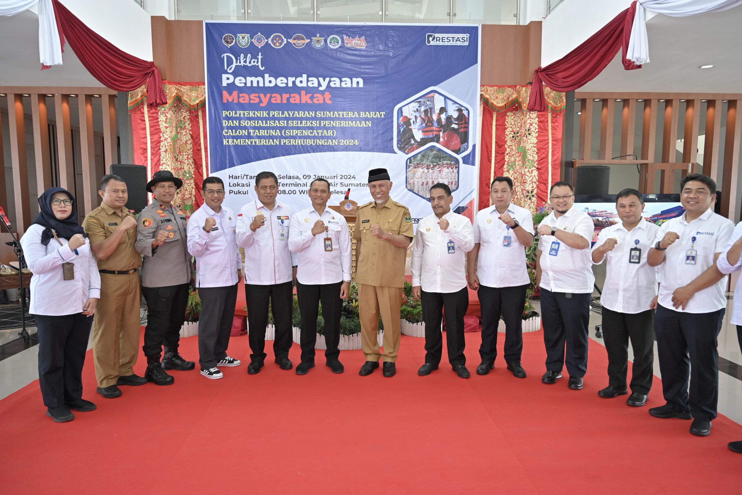 Acara DPM Poltekpel Sumbar, Gubernur Mahyeldi Pastikan Sumbar Terus Berupaya Mengembangkan Transportasi Publik