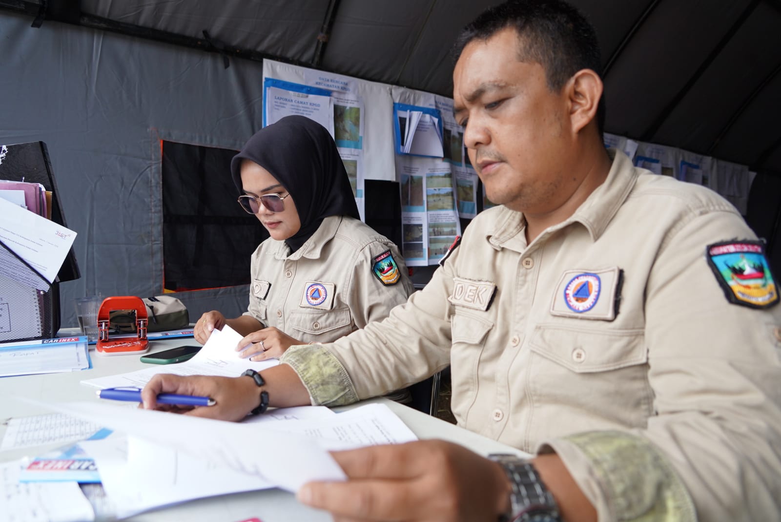 Solok Selatan Tanggap Darurat Bencana, Tim Siaga di Posko Komando