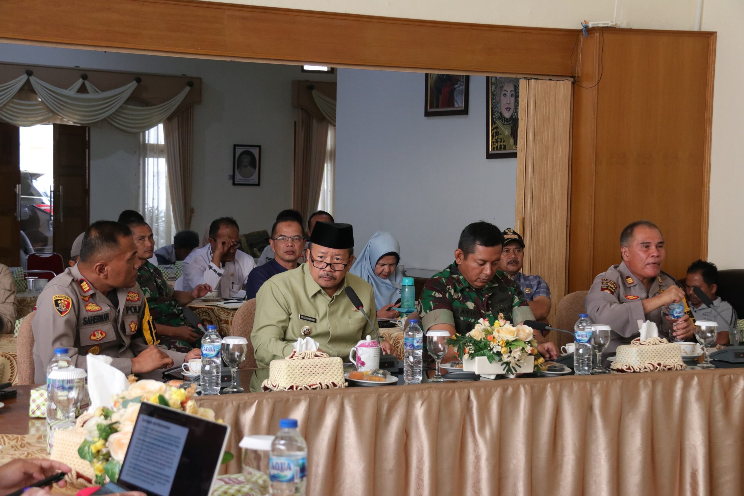 Bupati Agam Andri Warman Pimpin Rapat Evaluasi Erupsi Gunung Marapi, Perpanjangan Masa Siaga Darurat