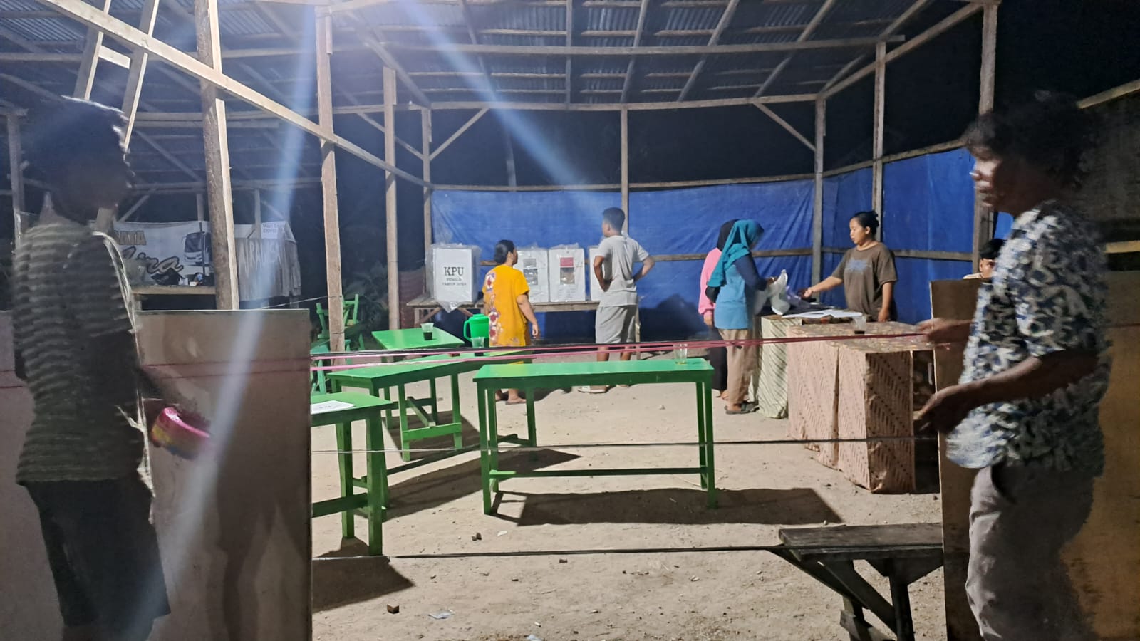 Persiapan Pemilihan Umum 2024 di TPS 065 Agam