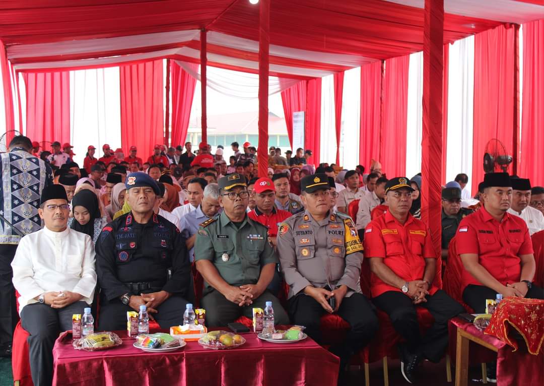 Pimpinan DPRD Kabupaten Dharmasraya Hadiri "Groundbreaking" Pasar Rakyat Sungai Rumbai