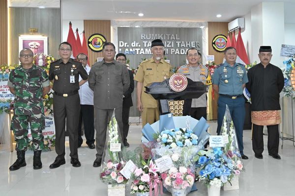 Presiden Joko Widodo Resmikan Rumkital Dr. dr. Tarmizi Taher dan 24 RS TNI Lainnya, Gubernur Mahyeldi Hadir Secara Daring