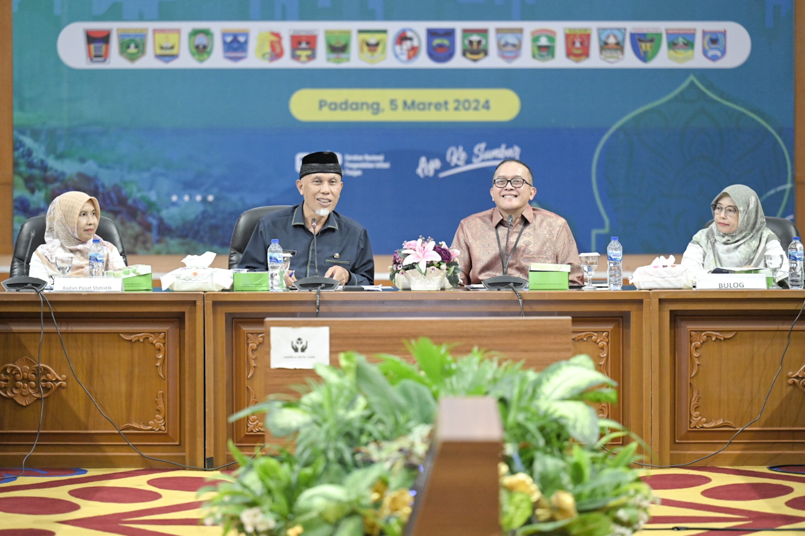 Mahyeldi Ansharullah dan TPID Sumbar Gelar High Level Meeting serta Siapkan Strategi 4K Kendalikan Inflasi Selama Ramadan dan Idulfitri