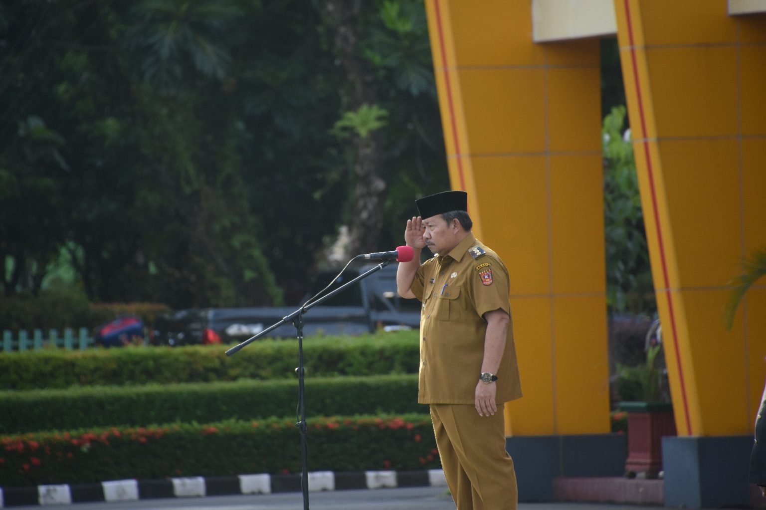 Pemerintah Kabupaten Agam Gelar Apel Gabungan Jelang Bulan Suci Ramadhan 1445 Hijriah