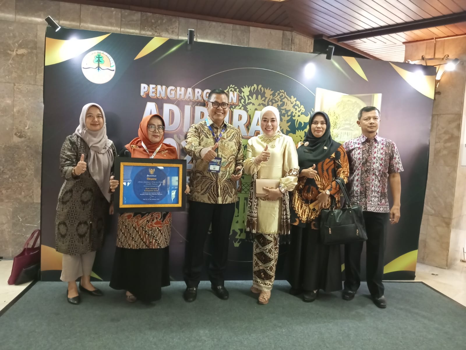 Pemerintah Kabupaten Solok Raih Prestasi Adipura 2023 Dari Kementerian Lingkungan Hidup dan Kehutanan RI