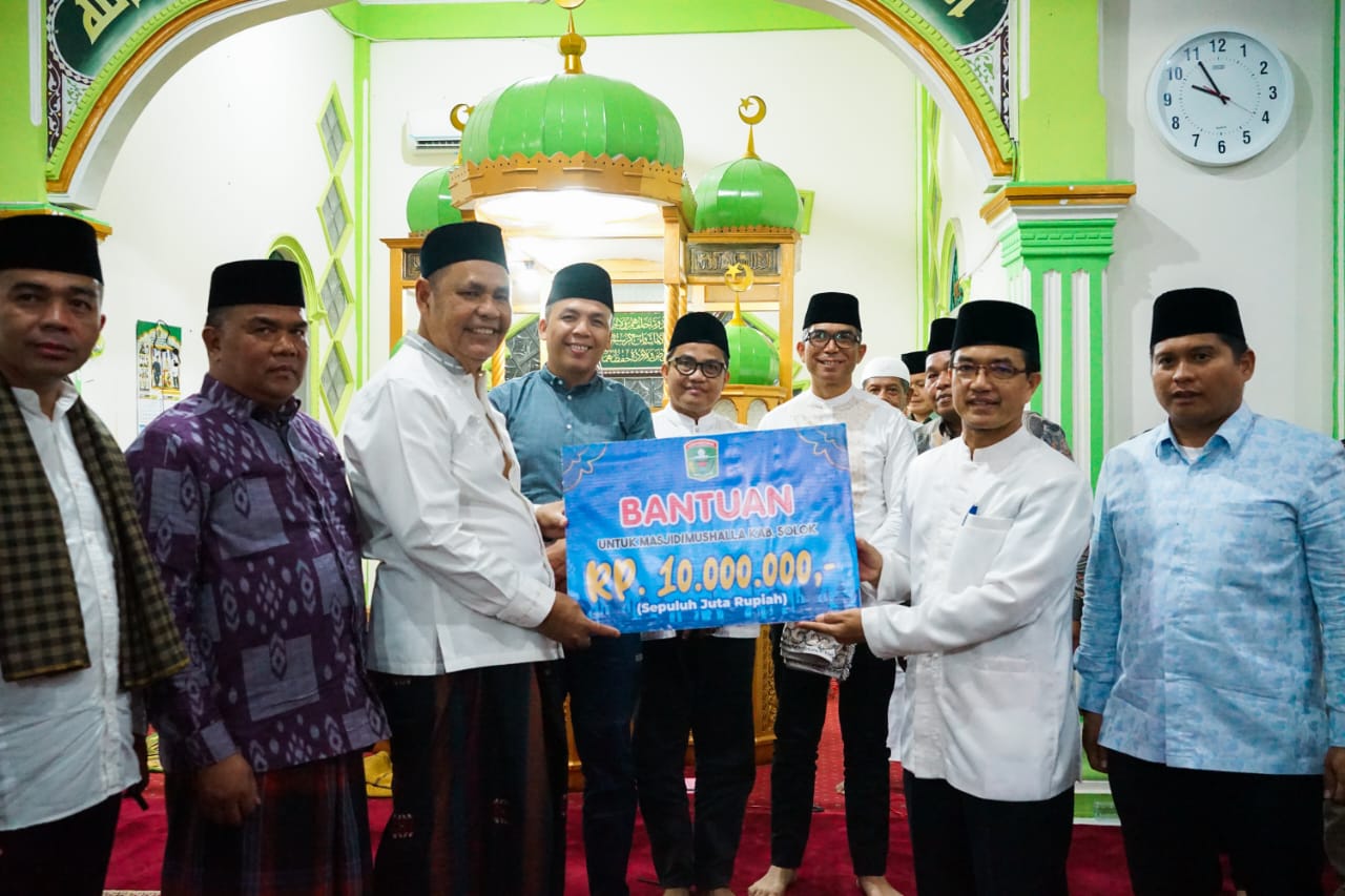 Safari Ramadhan Kabupaten Solok ke Mesjid Raya Singkarak Meriahkan Atmosfir Kebersamaan