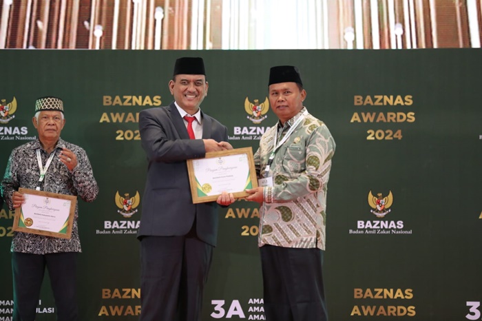 BAZNAS Kota Padang Raih Penghargaan di BAZNAS Awards 2024