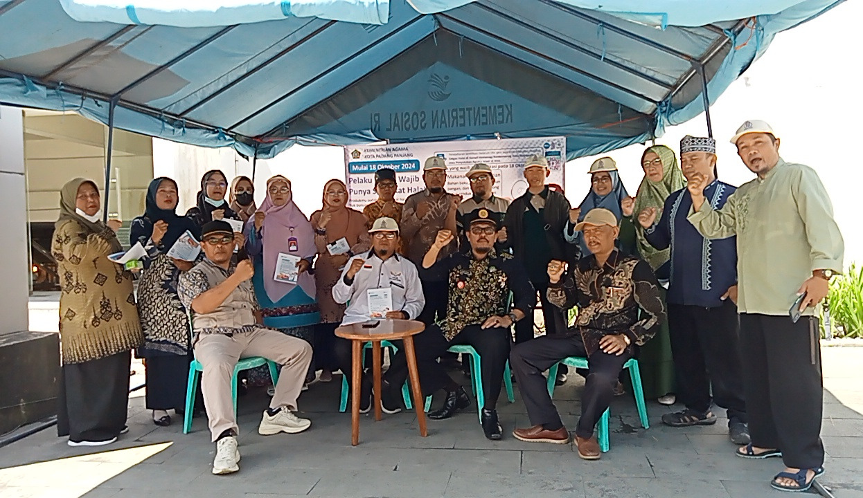Satgas Layanan Jaminan Produk Halal Padang Panjang Kampanyekan WHO 2024