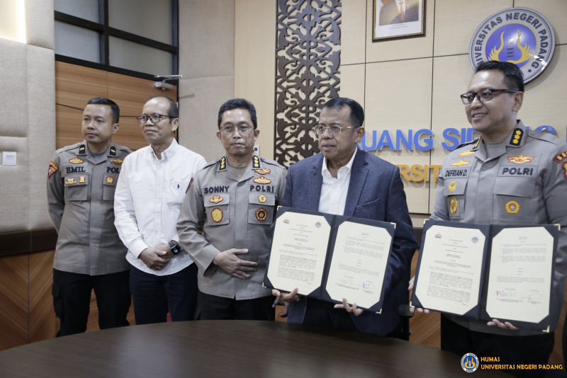 Universitas Negeri Padang Taandatangan Kerjasama dengan Mabes Polri