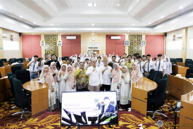 Informasi Seputar SNPMB 2024 dan PTN, SMA N IX Koto Dharmasraya Kunjungi UNP