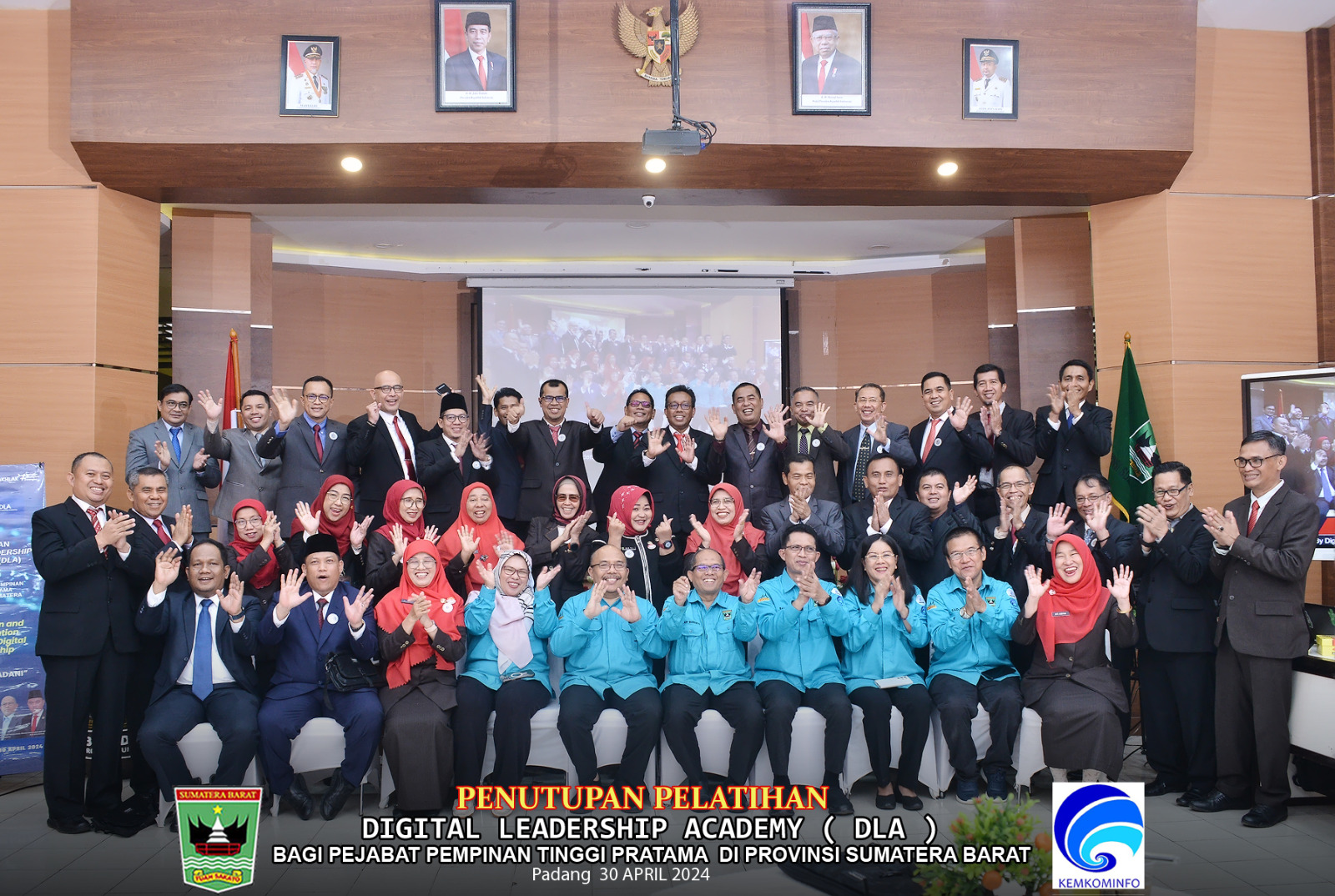 Pelatihan DLA Pejabat Eselon II Sumbar Ditutup, Sekda Hansastri Tekankan Pentingnya Digital Leader