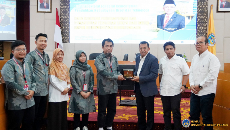 Universitas Negeri Padang Gelar Bimtek Pengisian LHKPN Bersama Inspektorat Jenderal Kemendikbud Ristek
