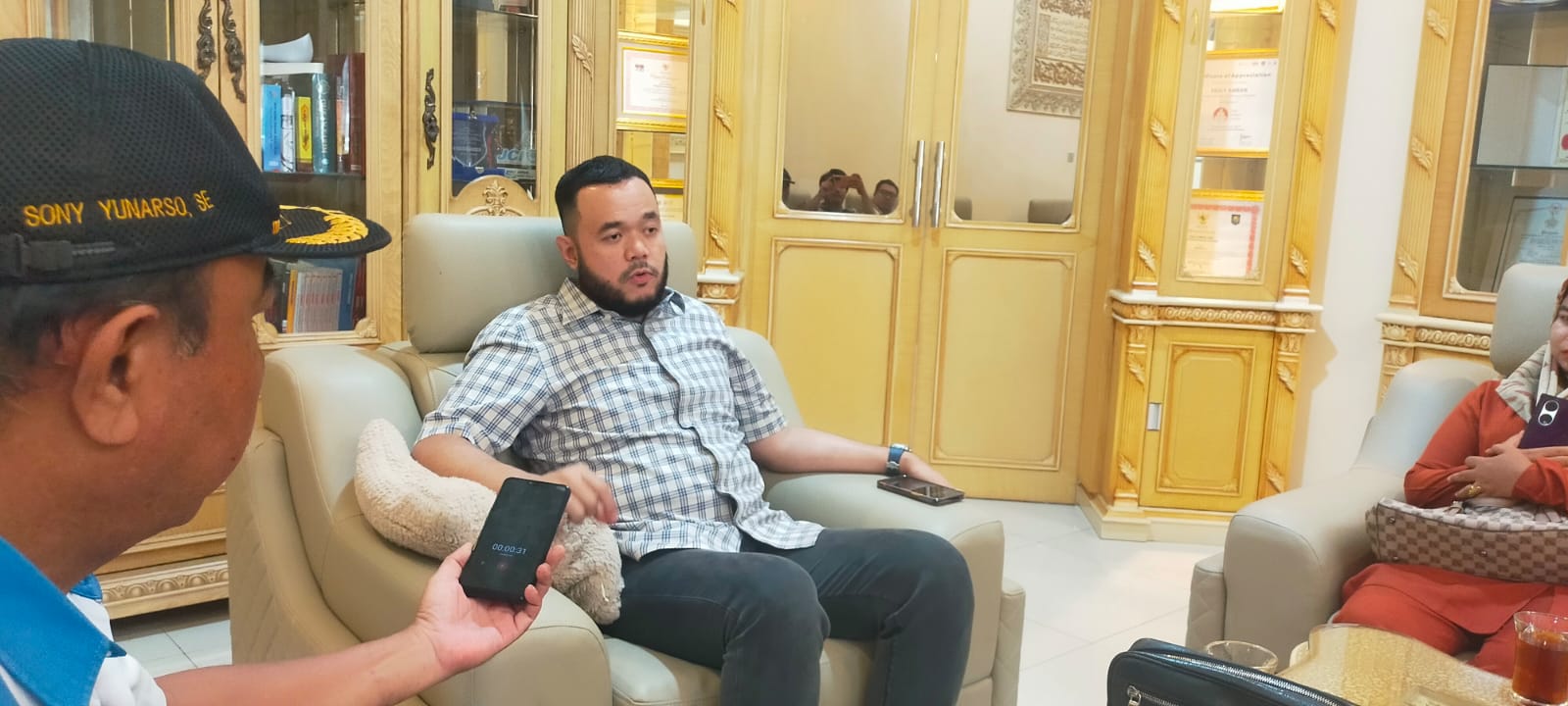 Bakal Calon Walikota Padang, Fadly Amran, Gelar Pertemuan dengan Wartawan Media Online 