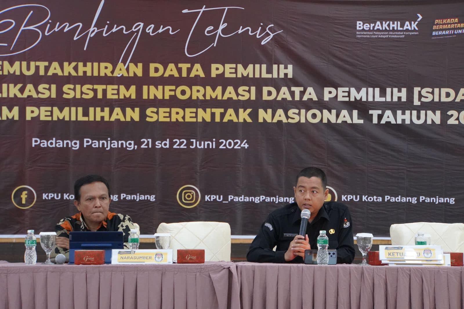 Padang Panjang, Pantarlih akan Coklit Data Pemilih Pilkada Mulai 24 Juni 2024