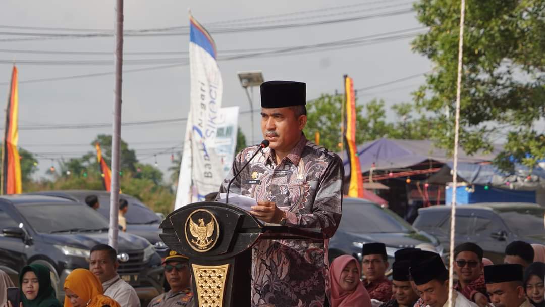 Sekda Adlisman Resmi Tutup MTQ Nasional ke XII Tingkat Kabupaten Dharmasraya.