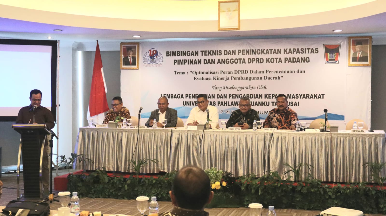 DPRD Kota Padang Gelar Bimbingan Teknis Peningkatan Kapasitas Masa Sidang II di Pekanbaru