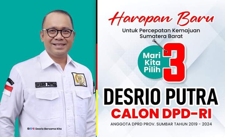 Desrio Putra, Menantu Rang Piaman, Siap Hadapi PSU 13 Juli 2024