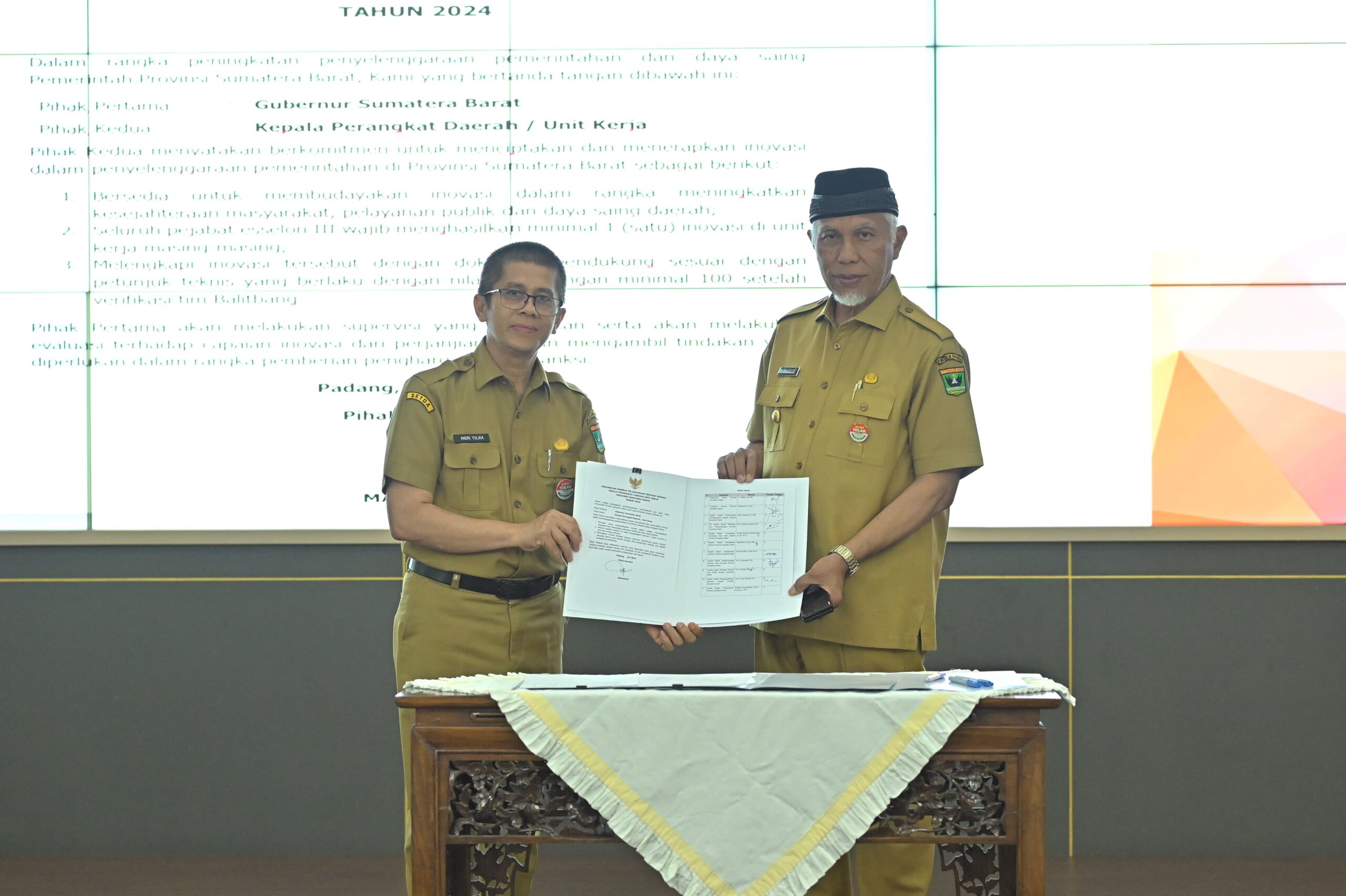 Gubernur Mahyeldi Ansharullah Tegaskan Setiap Inovasi Harus Diawali dengan Niat Baik