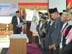 Pengukuhan Pengurus Himpunan Ustaz dan Da’i , Gubernur Mahyeldi Ansharullah Berharap Kekurangan Penceramah di Sumbar Teratasi