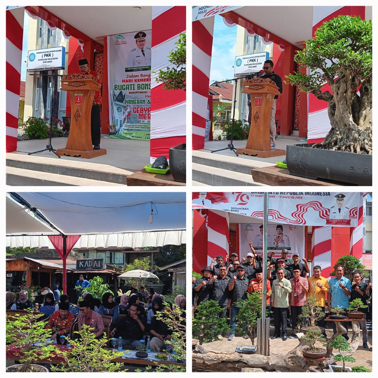 Komunitas Pecinta Bonsai Agam Bukittinggi Gelar Pameran, Andri Warman Sebagai Inspirasi Bagi Komunitas Lain