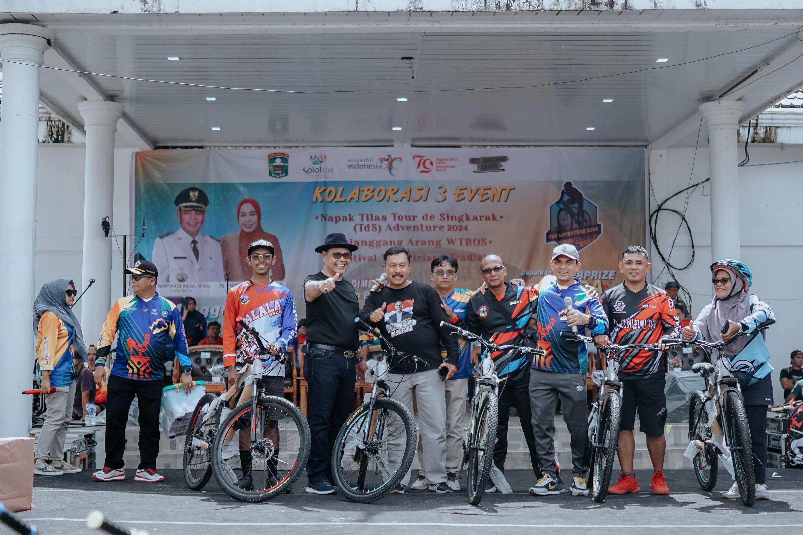 Pemerintah Kabupaten Solok Gelar Napak Tilas Tour De Singkarak Adventure 2024