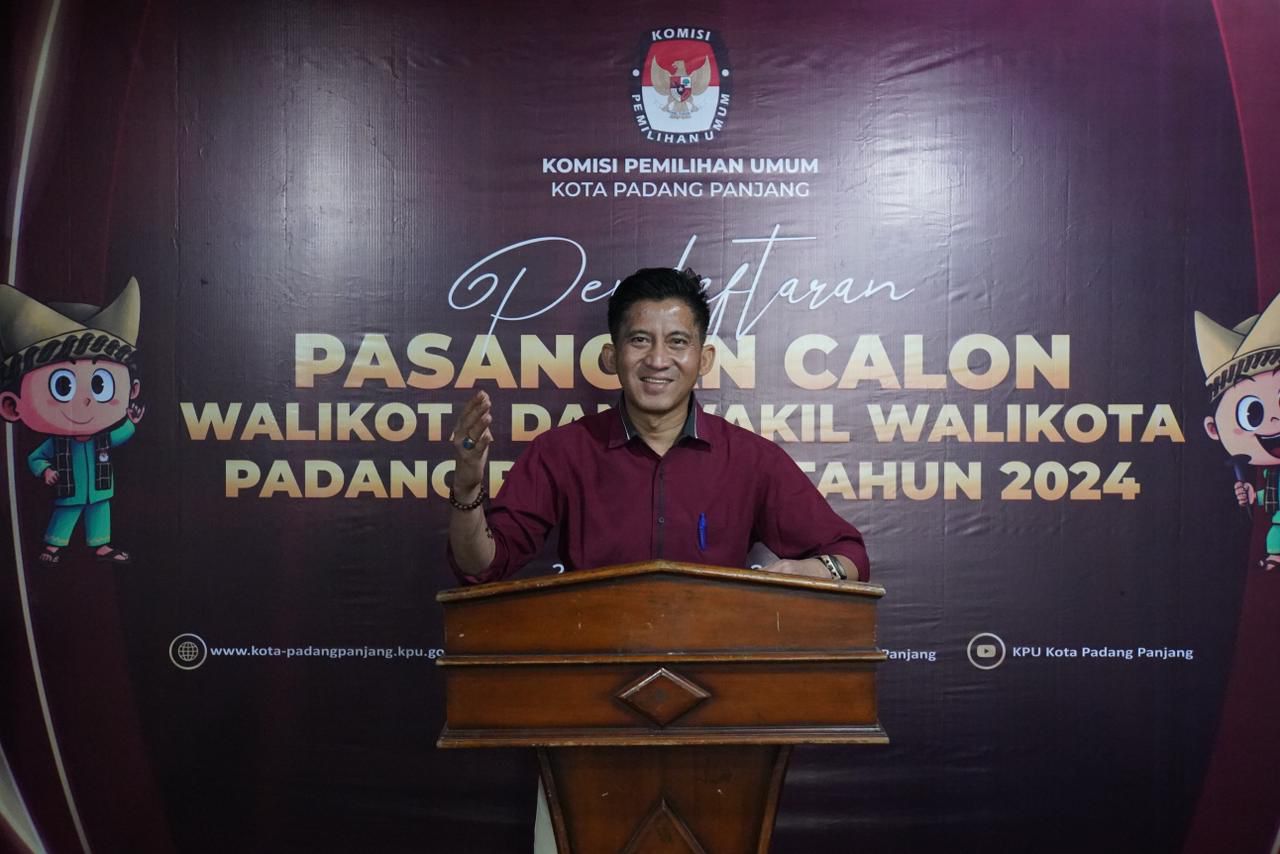 Pendaftaran Pasangan Bakal Calon Dibuka, KPU Padang Panjang Imbau Sukseskan Tahapan Pilkada