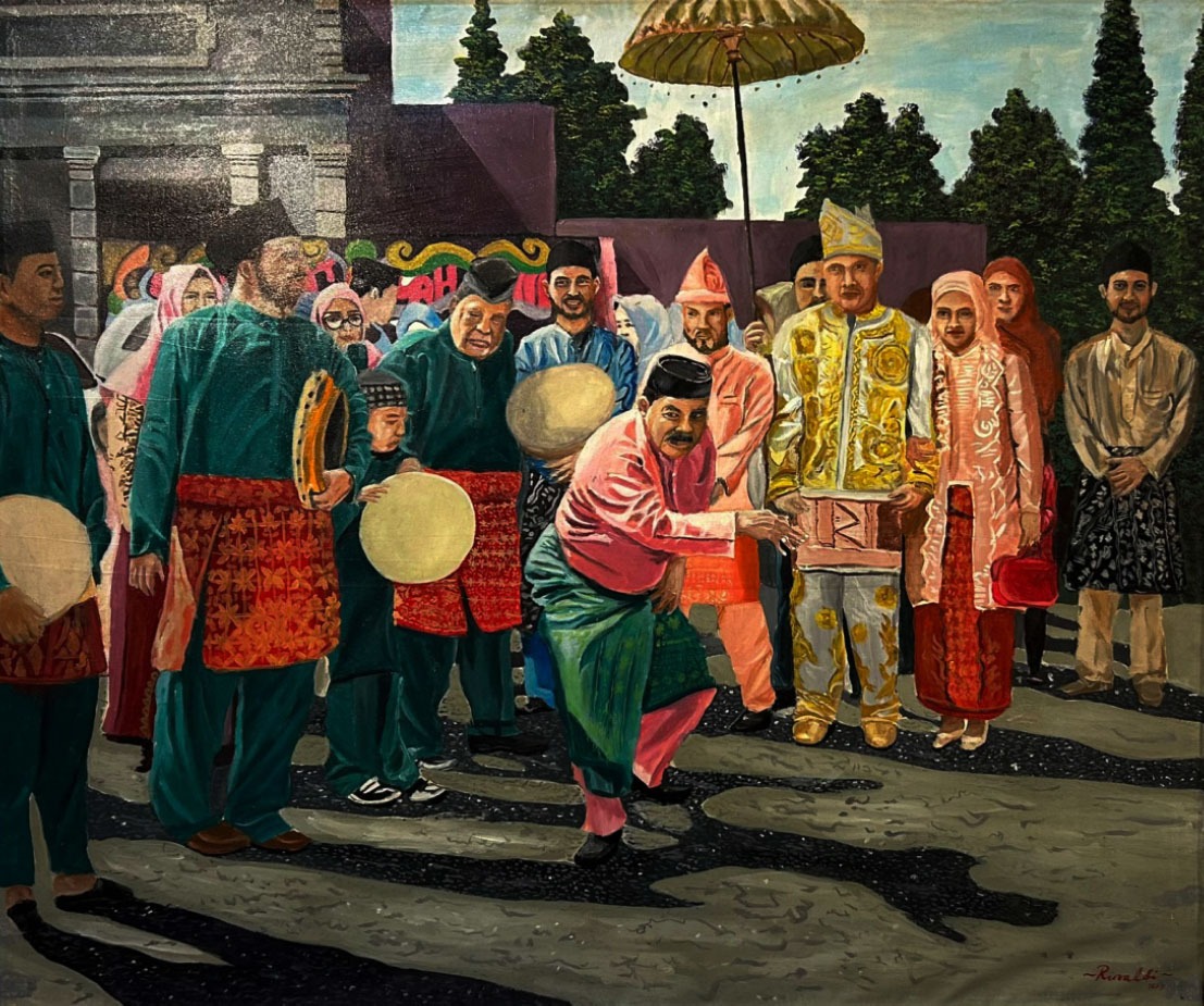 RIAN KURNIA, Ganglia Basal, Digital Art Print on Canvas, 95 x 150 cm