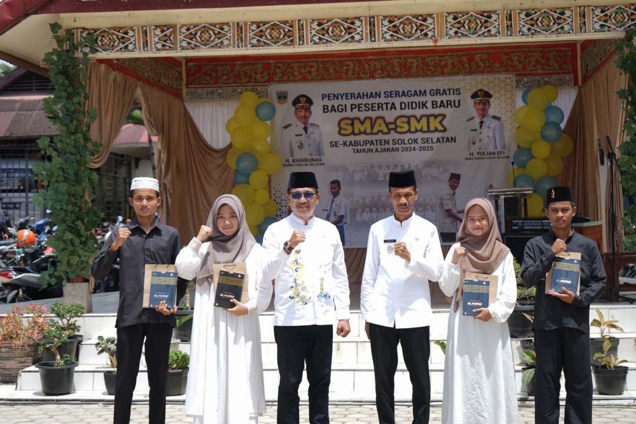 Bupati Khairunas: Semua Pelajar Solok Selatan Calon Pemimpin Masa Depan