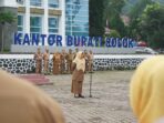 Pemerintah Kabupaten Solok Apel Pagi di Lapangan Kantor Bupati Solok