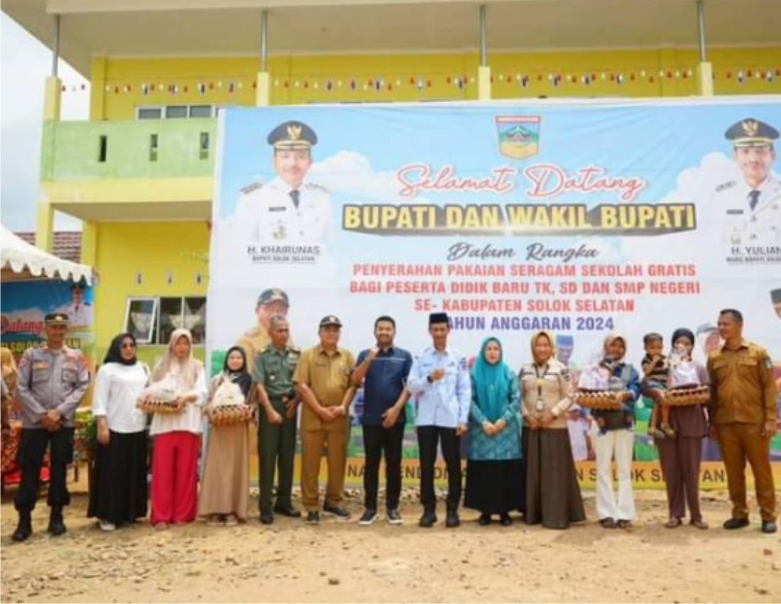 Pemerintah Kabupaten Solok Selatan Rampungkan Seragam Gratis Untuk TK-SD-SMP