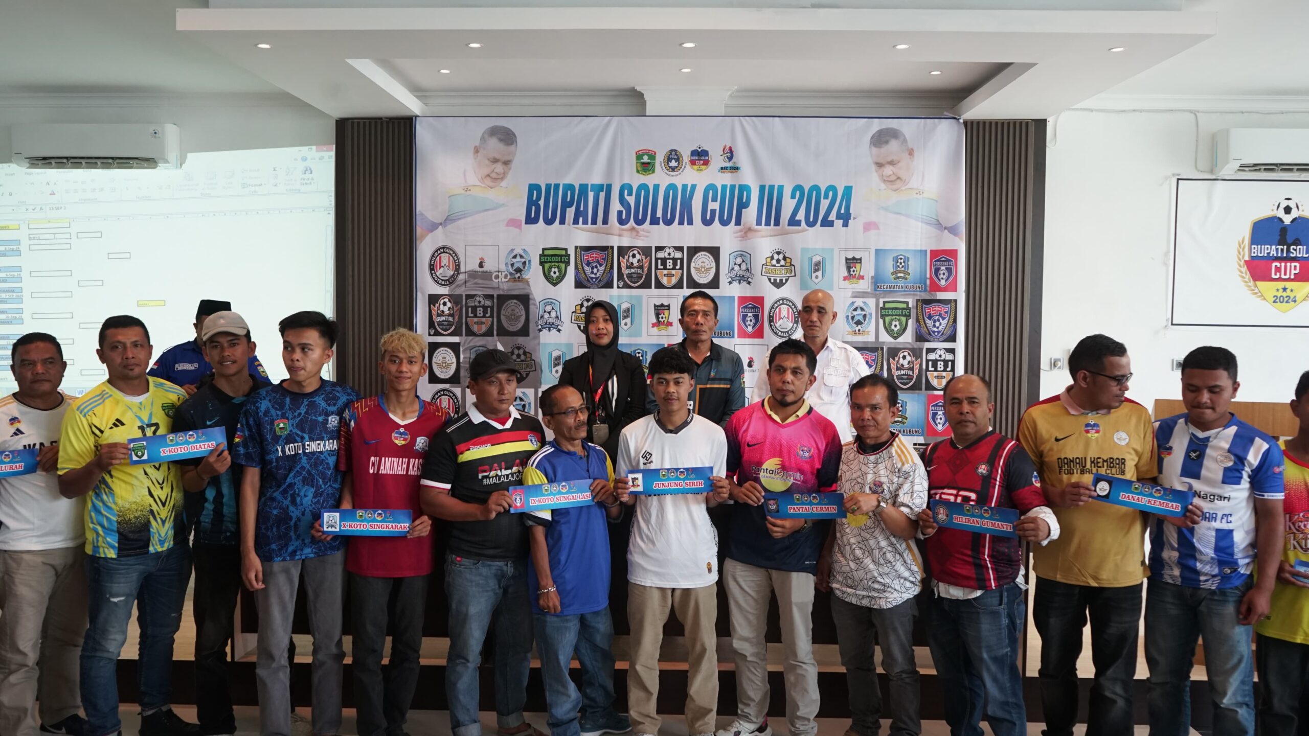 Pemerintah kabupaten Solok Gelar Macth Commisioner Meeting Bupati Solok Cup 2024.