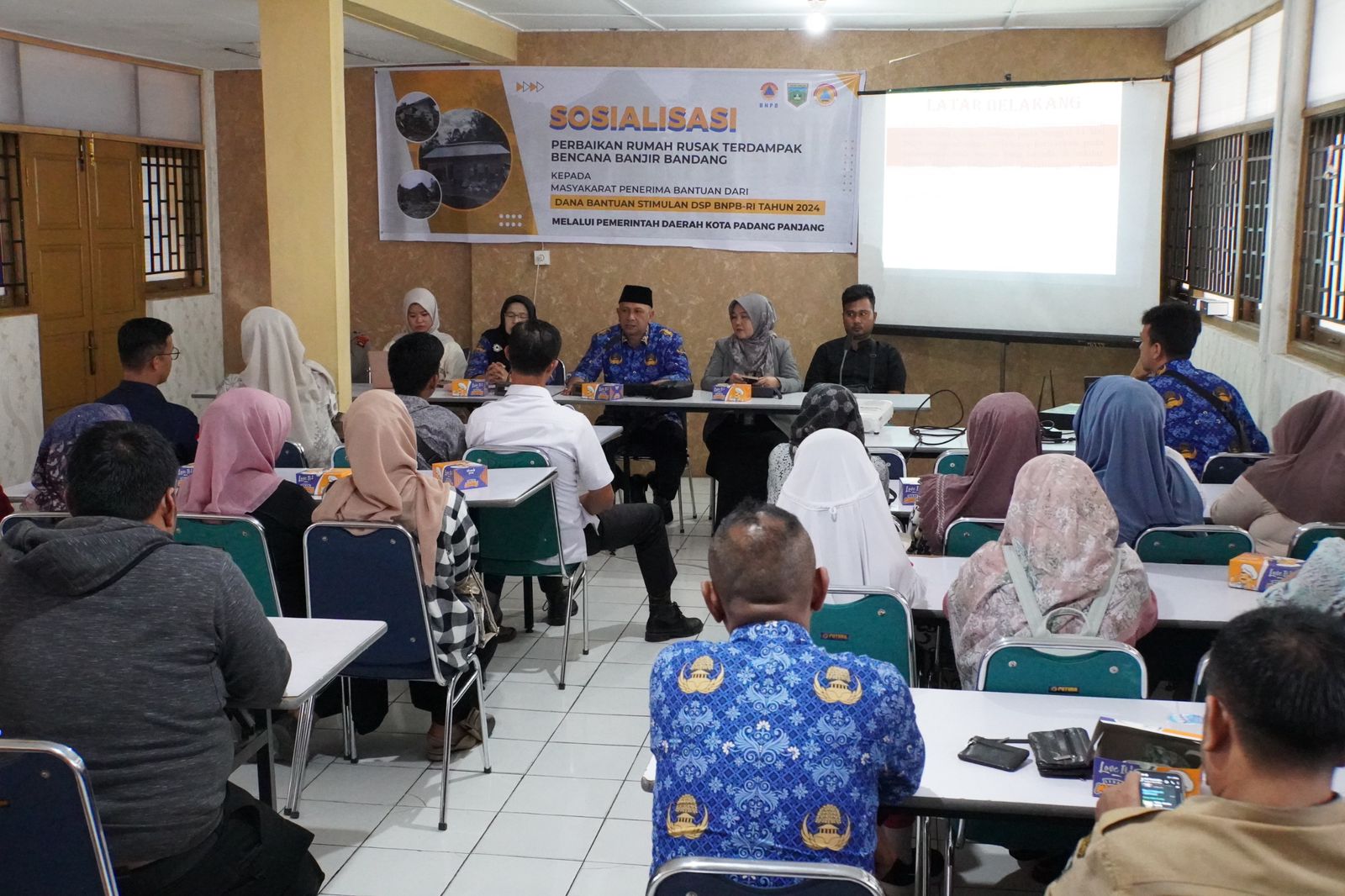 BPBD Padang Panjang Lakukan Sosialisasi 17 Rumah Terdampak Banjir Lahar Marapi akan Direnovasi