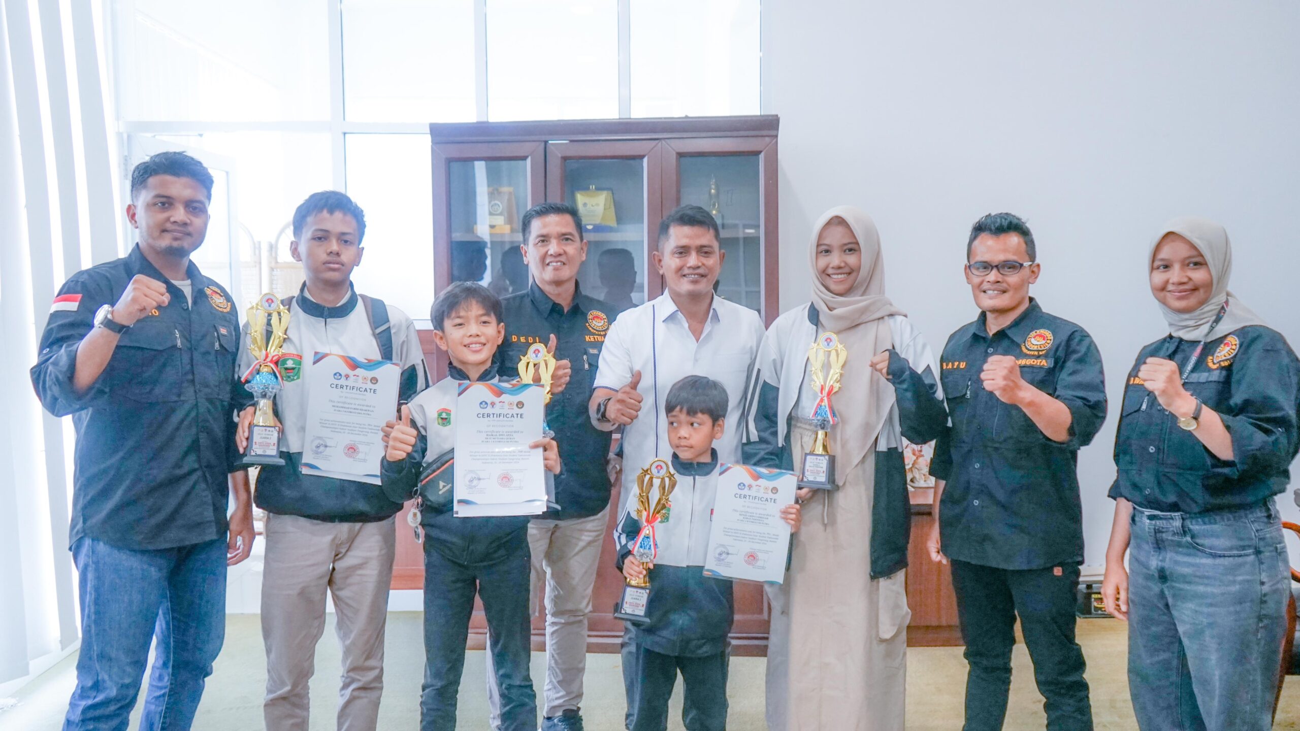 Wakil Bupati Solok Jon Firman Pandu Apresiasi Pemuncak pada Kejuaraan Taekwondo