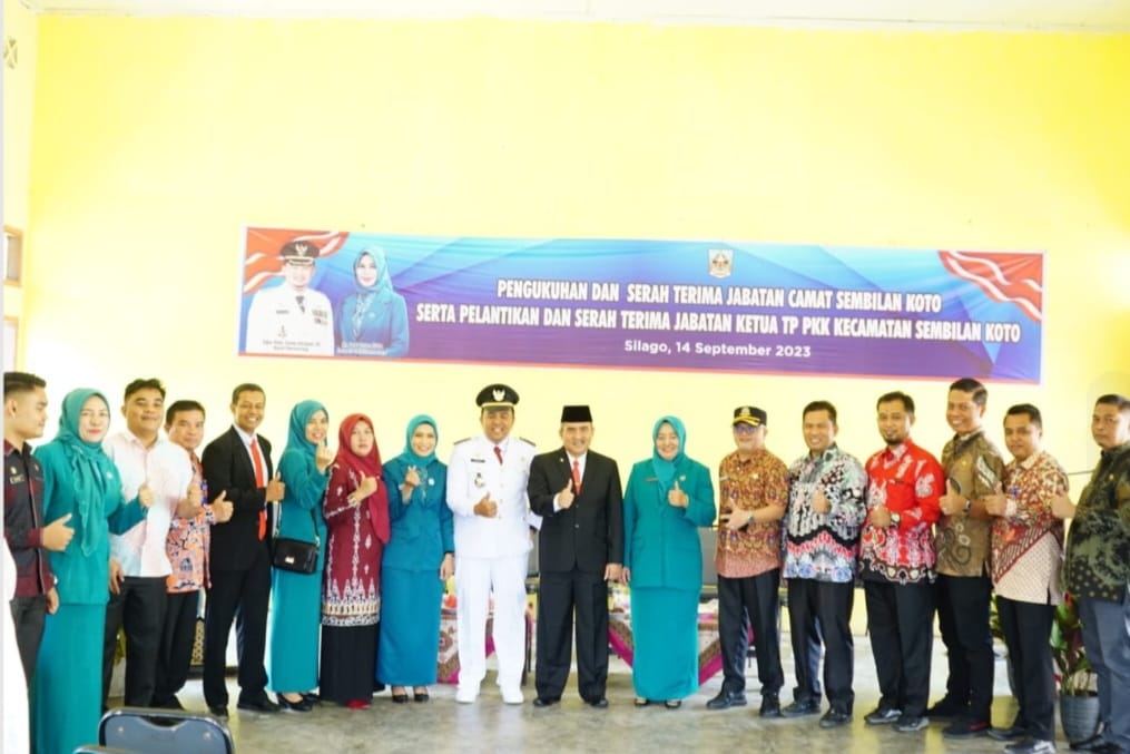 Bupati Dharmasraya Lantik Camat Sembilan Koto