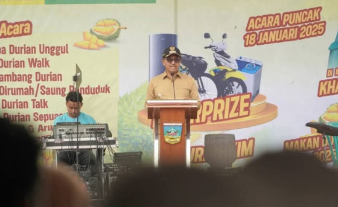 Festival Durian Solok Selatan 2025 Dikunjungi Gubernur dan Rebutan 2.025 Durian