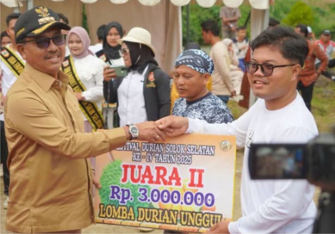 Ini Pemuncak Durian Terbaik Solok Selatan