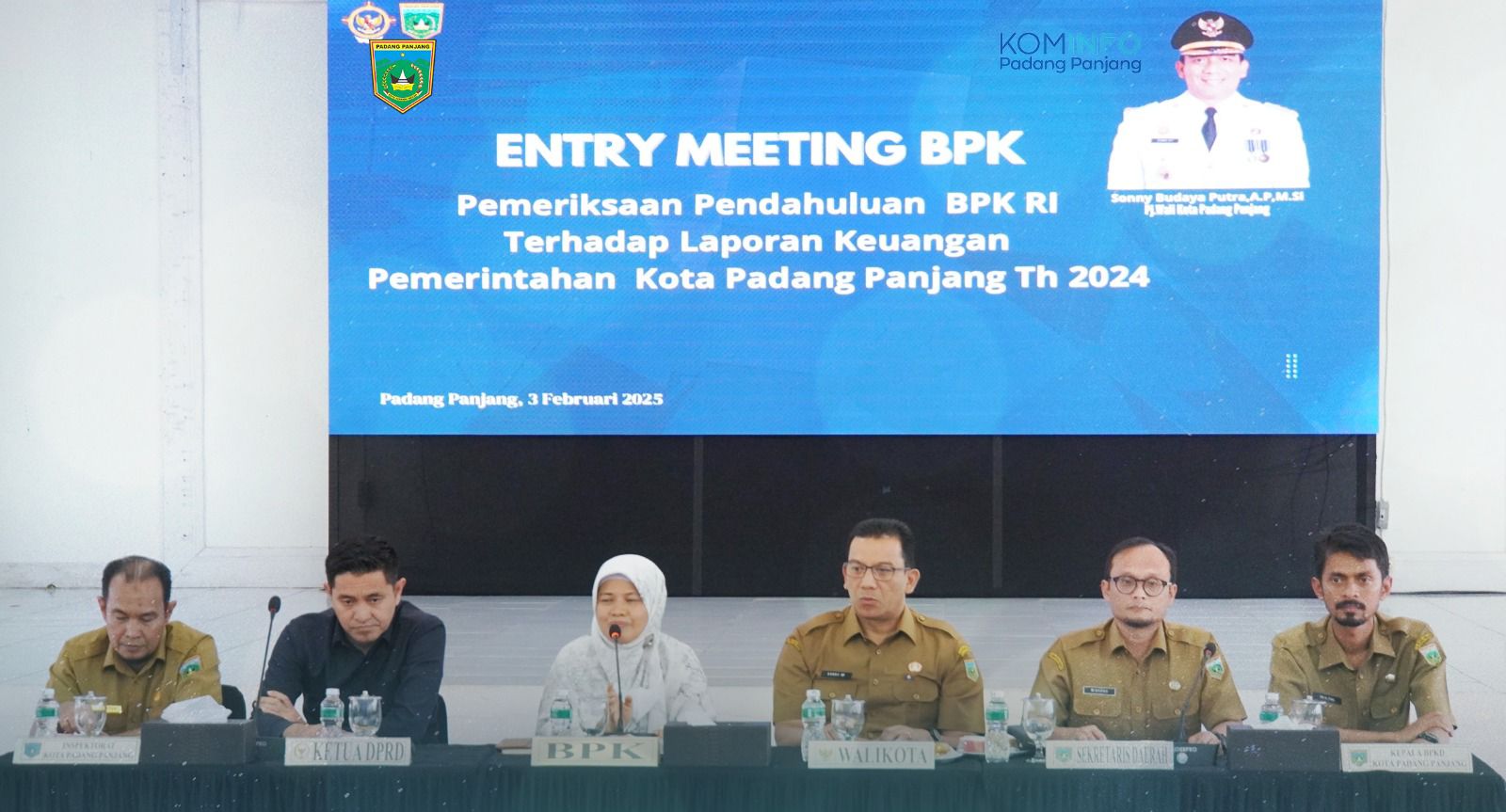 Pj Wako Padang Panjang Sonny Budaya Putra Minta Seluruh OPD Kooperatif dalam Audit BPK