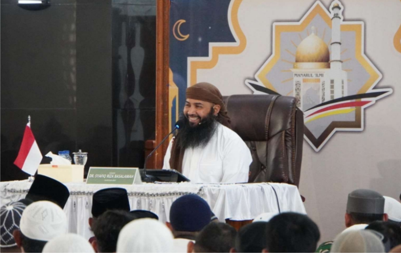 Ratusan Jemaah Tabligh Akbar Ustaz Syafiq Riza Basalamah