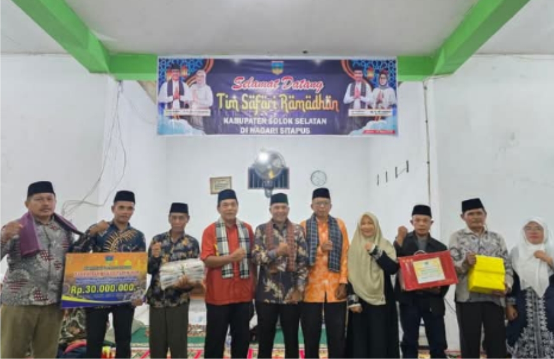 Masyarakat Antusias Sambut TSR V Pemkab Solok Selatan