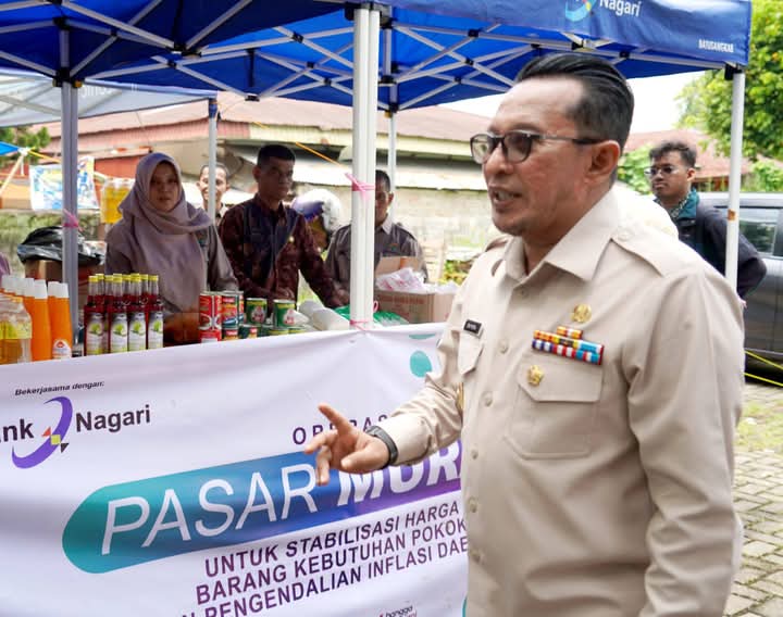 Pemerintah Kabupaten Tanah Datar Gelar Pasar Murah