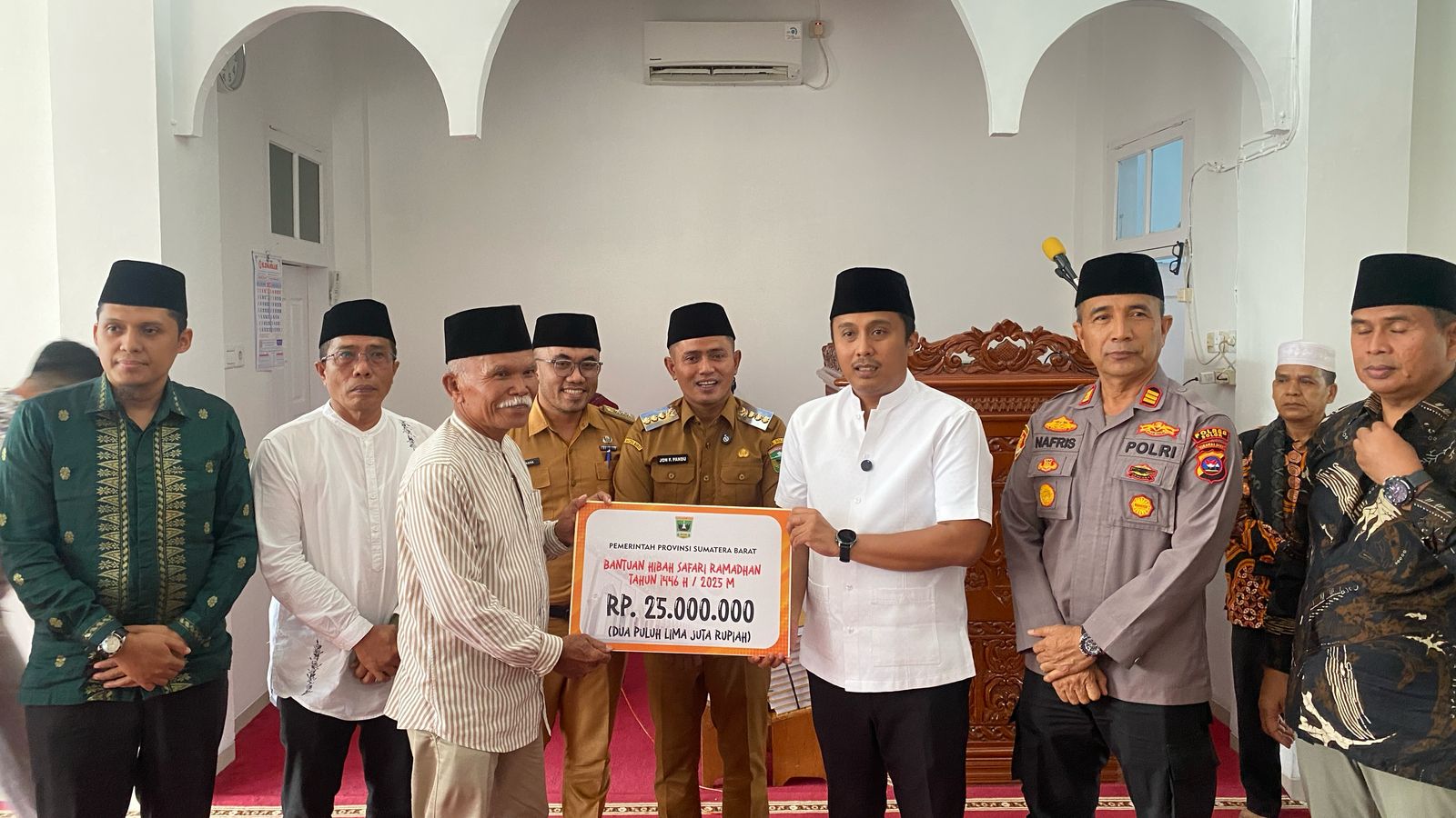 Safari Ramadhan Pemprov Sumbar, Berkah Ramadhan Pembangunan Masjid Babussalam