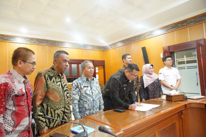 Tanda Tangan Kerjasama Optimalisasi Pungutan Pajak Pusat dan Daerah