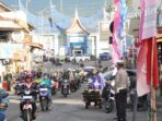 Hari Pertama Rekayasa Sistem Satu Arah di Padang Panjang Berjalan Lancar dan Tertib